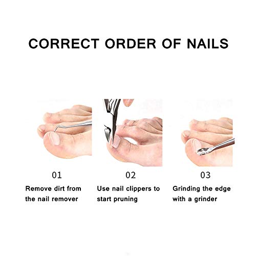 1 juego de tijeras de pinzas de uña profesional con acero inoxidable y doble resorte mango suave grandes cortaúñas para herramientas de pedicura con bordes afilados y fácil recorte.