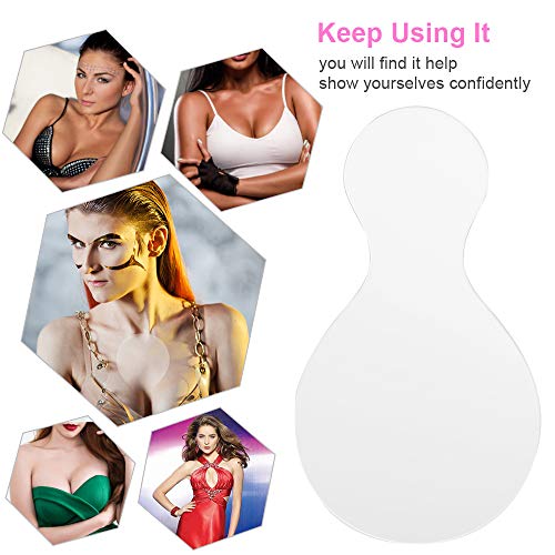 1 paquete de almohadillas antiarrugas para el pecho, parches de silicona para eliminar las arrugas en el pecho que reducen las arrugas, lavable y reutilizable, tratamiento de arrugas durante la noche