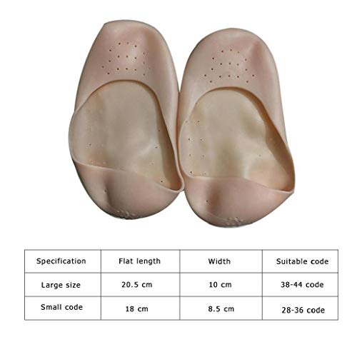 1 Par De Gel De Sílice Gel Hidratante Calcetines Para Mantener La Humedad De La Piel Lisa De Reparación De Grietas En Seco Eliminar Callos a Proteger La Piel (cutis)