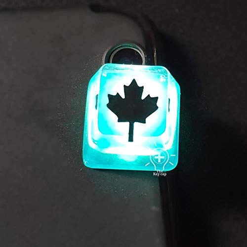 1 Tapa De Resina Hecha A Mano Para Interruptor Mx, Teclas De Teclado Mecánico Para Tapa De Tecla Retroiluminada De Piel De Hielo Negro, Modelo 1