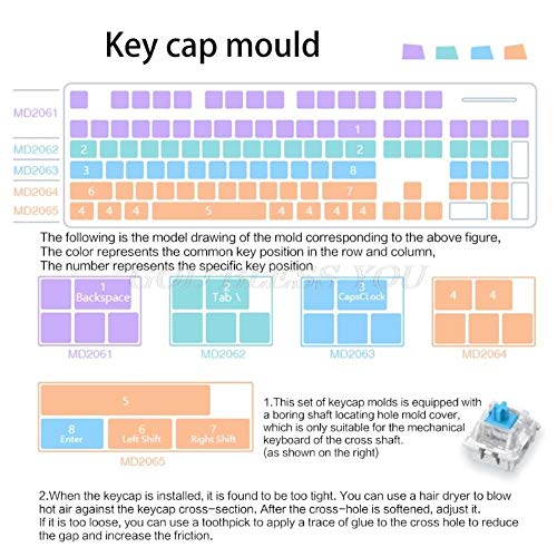 1 Tapa De Resina Hecha A Mano Para Interruptor Mx, Teclas De Teclado Mecánico Para Tapa De Tecla Retroiluminada De Piel De Hielo Negro, Modelo 1