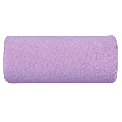 10 colores mano Cusion, salón durable mano resto cojín desmontable lavable arte de uñas suave esponja almohada brazo resto equipo(morado)