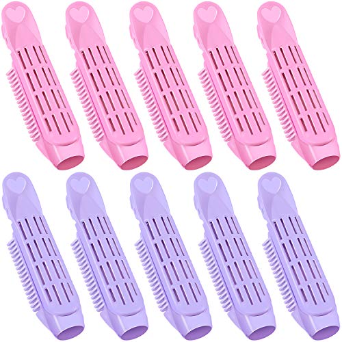 10 Piezas Rodillos de Pinzas de Volumen de Raíz de Pelo Clip de Rizador de Pelo Esponjoso Ondulado Herramienta Peinado Rizado Esponjoso Natural para Mujeres Niñas
