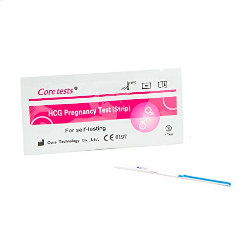 10 Test de embarazo (hCG) Core Tests Ultrasensibles 10 mlU/ml 2,5 mm - Resultados seguros -