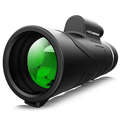 10 x 42 HD Clear Dual Focus Telescopio Monocular, compacto BAK4 multicapa Zoom óptico lente Alcance con baja visión nocturna ideal para la caza Camping senderismo, eventos deportivos por dreampower