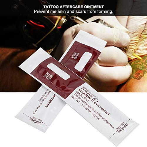 100Pcs / Bag Professional Tattoo Cream, Ungüento para después del tatuaje + Reparación de ungüento para tatuadores - Anti Scar Tattoo Cream Aftercare Recovery Ungüento Cream Gel