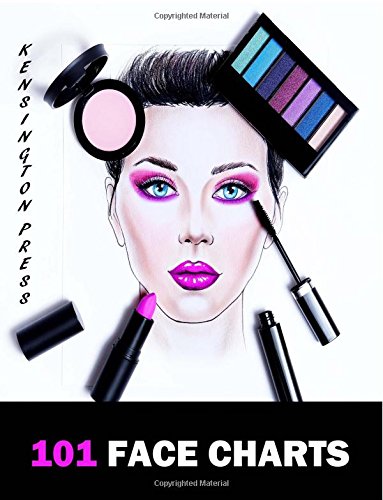 101 Face Charts: Female Face Charts For Makeup Artists Large Book