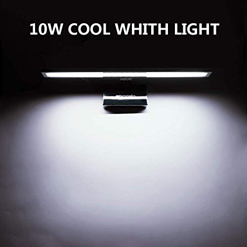 10W Lámpara Luz Espejo Baño LED 800lm, 400x125x95mm Aluminio LED Blanco Frío 6000K Impermeable IP44 AC220-240V