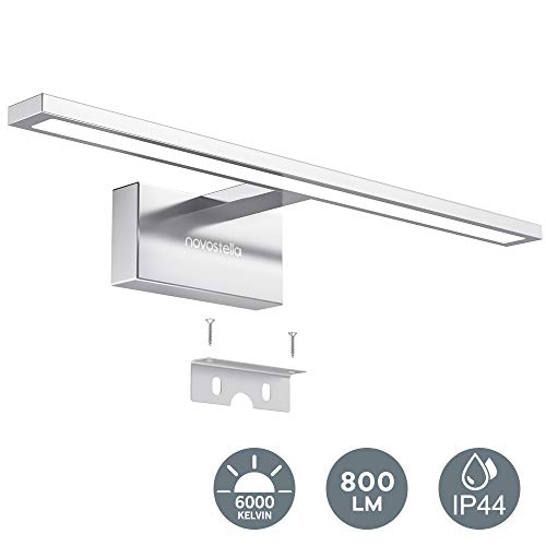 10W Lámpara Luz Espejo Baño LED 800lm, 400x125x95mm Aluminio LED Blanco Frío 6000K Impermeable IP44 AC220-240V