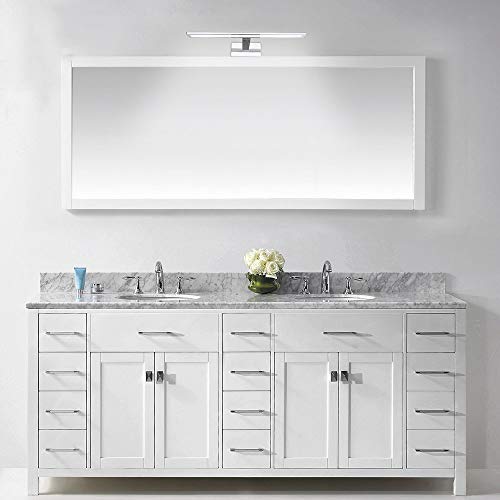 10W Lámpara Luz Espejo Baño LED 800lm, 400x125x95mm Aluminio LED Blanco Frío 6000K Impermeable IP44 AC220-240V