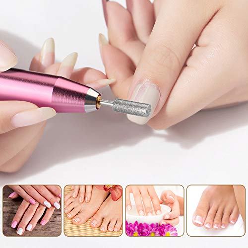 11 en 1 Kit Manicura Eléctrico Torno Para Uñas para Mujer Máquina de uñas eléctrica Profesionales Máquina Para Hogar y Salón, Un Regalo para Mujer