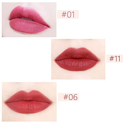 12 colores set de lápiz labial líquido a prueba de agua set de lápiz con copa antiadherente mate colourfast lápiz hidratante lápiz mat lipliner mat terciopelo multicolor brillo mate duradero lápiz