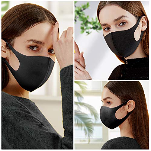 12 pieza Reutilizable Lavable, ajustable, negro, adulto Cómodamente