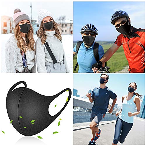 12 pieza Reutilizable Lavable, ajustable, negro, adulto Cómodamente