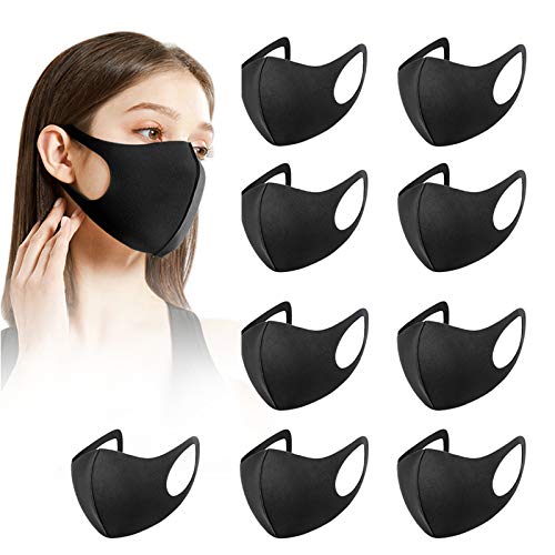 12 pieza Reutilizable Lavable, ajustable, negro, adulto Cómodamente