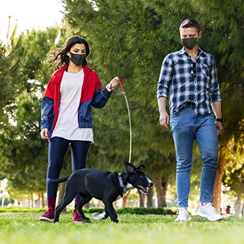 12 pieza Reutilizable Lavable, ajustable, negro, adulto Cómodamente