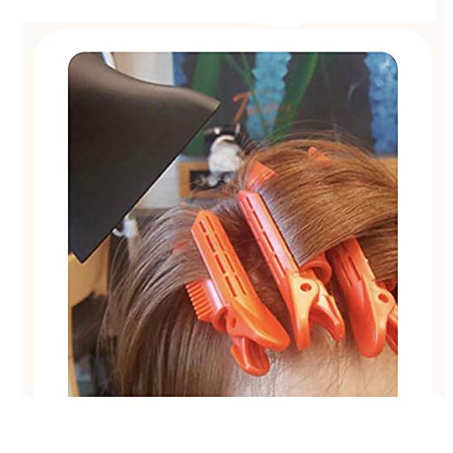 12 Uds, Pinza Esponjosa De Raíz De Pelo Voluminizadora Natural, Autoagarre, Peluquería, Flequillo, Rizadores, Herramientas De Peinado Para Rizar El Cabello Rizado Diy Black+Green+Orange+Purple