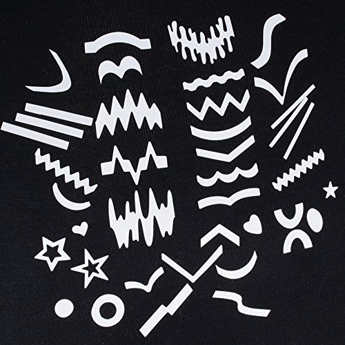 120 Diseños 72hojas Decoración Pegatinas Uñas Vinilos Etiquetas Adhesivas DIY Plantillas+ Francesas + Pluma - 3 estilos Varios Patrones