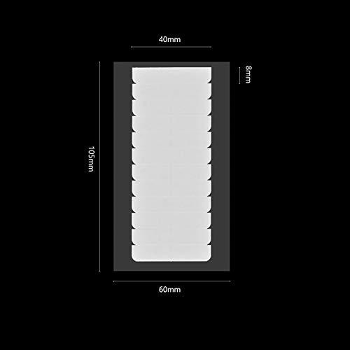 120 Piezas Cinta de Extensión de Pelo de doble cara a prueba de agua Cinta Adhesiva de Extensión de Pelo Cada 0,8 cm x 4 cm para Trama del Cabello y Extensión de Cabello