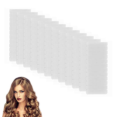 120 Piezas Cinta de Extensión de Pelo de doble cara a prueba de agua Cinta Adhesiva de Extensión de Pelo Cada 0,8 cm x 4 cm para Trama del Cabello y Extensión de Cabello