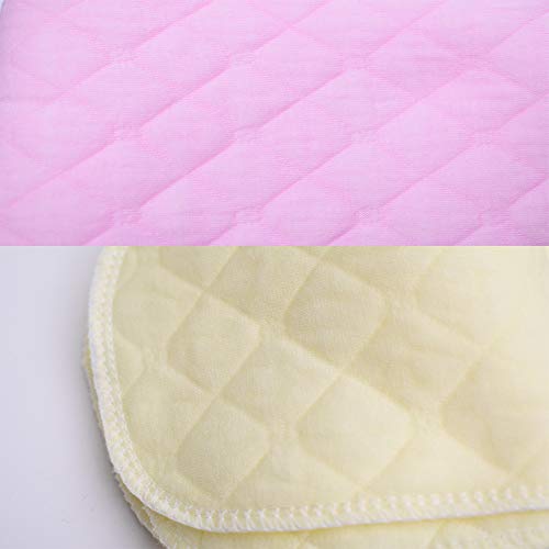12pcs Pañales del Algodón del Bebé,Pañales De Tela De Algodón Lavable Pañales Reutilizables De Alta Absorbencia Suave y Seguro Inserta Revestimientos En Todas Las Pieles Recién
