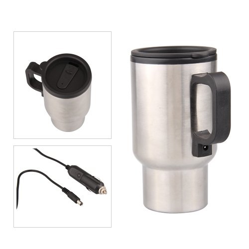 12V Termo Taza Electrico Calentador pa Café Mechero Coche Viaje