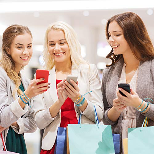 15 Piezas Pulsera de Moda Playa de Verano Pulsera Ajustable Tobilleras Cuentas de Ola Hechas a Mano Impermeable Cera recubierta Cuerdas Trenzadas Pulseras Joyería para Mujer (Estilo 1)