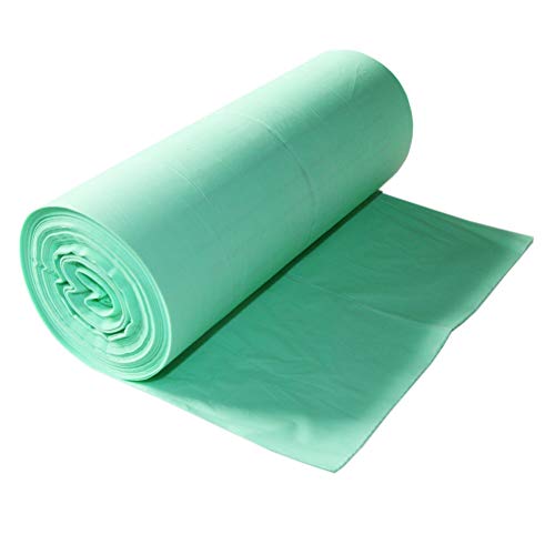 150 Bolsas Compost Liners Bolsas para residuos de cocina de 6L, 8L, 10L Bolsas 100% biodegradables hechas de almidón de maíz con Certificación EN13432 (6L)