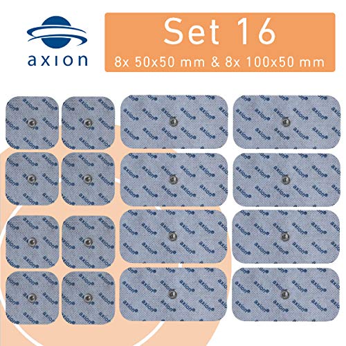 16 Electrodos axion TENS & EMS para su aparato VITALCONTROL & Beurer
