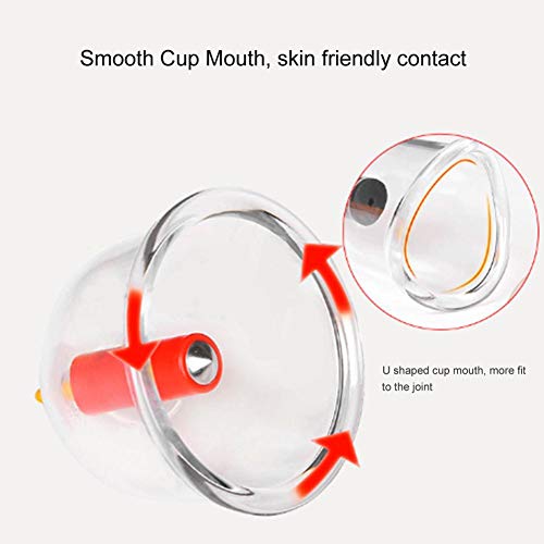 18 Piezas de Ahuecamiento, Ventosas de Chinas Tratamiento Ventosas Masaje Cupping Set Ventosas de Vacío para el Alivio de Dolores Musculares