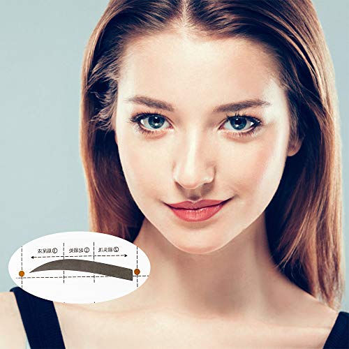 192 pares Pegatinas Cejas Pegatina Tarjeta de Cejas Plantilla Cejas, Moldes de Cejas para Dar Forma a las Cejas para Chicas y Mujeres (12 Estilos)