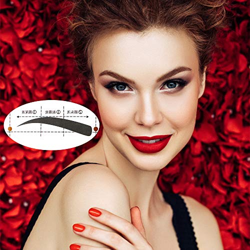 192 pares Pegatinas Cejas Pegatina Tarjeta de Cejas Plantilla Cejas, Moldes de Cejas para Dar Forma a las Cejas para Chicas y Mujeres (12 Estilos)