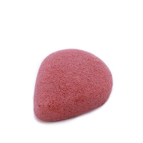 1PC Konjac Sponge Tool All Natural Facial Esponja Que Se Lava La Cara Exfoliante Deep Pore Cleansing Beauty Adecuado Para Todo Tipo De Piel (Rojo)