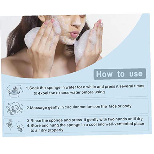 1PC Konjac Sponge Tool All Natural Facial Esponja Que Se Lava La Cara Exfoliante Deep Pore Cleansing Beauty Adecuado Para Todo Tipo De Piel (Rojo)