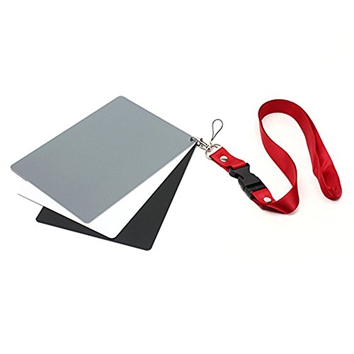 1x Tabla de Grises Neutra para Balance de los Blancos WB - 5,5x 8,3 cm