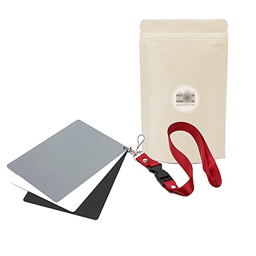 1x Tabla de Grises Neutra para Balance de los Blancos WB - 5,5x 8,3 cm