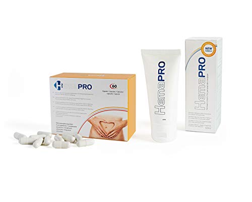 2 Hemapro Pills + 2 Hemapro Cream: Pastillas y Crema para prevenir y aliviar hemorroides