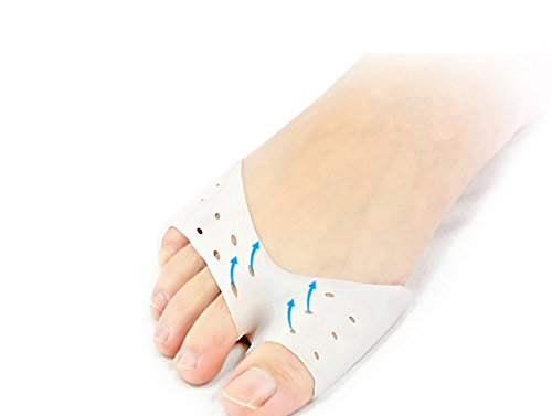 2 pares de almohadillas de pie para cojines de metatarsianos alivio del dolor. Almohadilla de soporte de pies de gel de silicona para el neuroma de Morton, fascitis plantar y metatarsalgia.