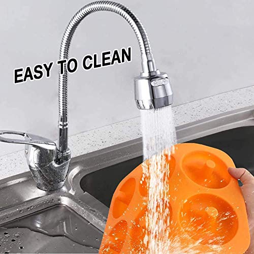 2 Pcs Moldes de Silicona para Donuts, 6 Cavidades, Molde para Pasteles Molde para Hornear Molde para Donut,per Magdalenas Gelatina Galletas