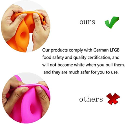 2 Pcs Moldes de Silicona para Donuts, 6 Cavidades, Molde para Pasteles Molde para Hornear Molde para Donut,per Magdalenas Gelatina Galletas