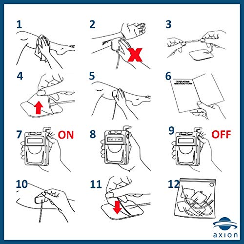 20 Electrodos axion de 100x50 mm TENS & EMS para su aparato COMPEX