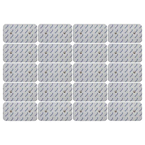 20 Electrodos axion de 100x50 mm TENS & EMS para su aparato COMPEX
