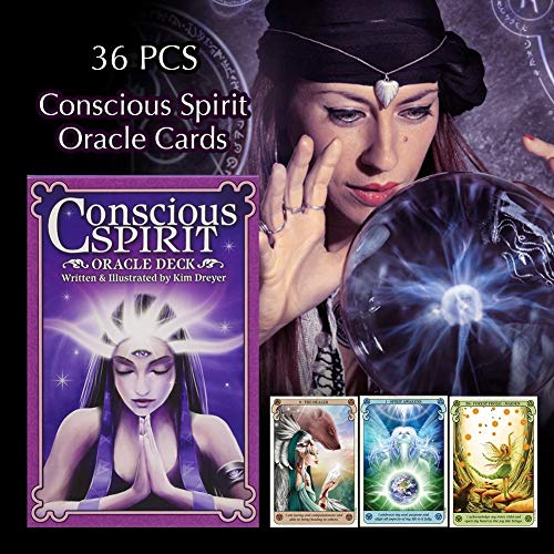 2020 Nuevo Juego de Cartas Conscious Spirit Oracle Card Durable Fiesta de Moda Divertido Naipes Tarot Card Deck Juegos de Mesa 36PCS