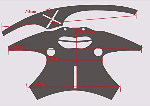 2021 decoración del partido de Halloween 1 juego de máscaras 3D de rol y vendas, máscaras del partido fresco, disfraces de Halloween, accesorios decoración del partido for los hombres y las mujeres (n