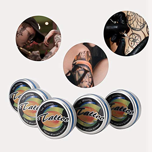 24pcs Crema del Tatuaje, Crema para el Cuidado de Tatuajes Crema Anti Cicatrizante Hidratante para Tatuajes, Anti-cicatriz, para Reparación de Tatuajes, Maquillaje Piercing, Ceja Permanente