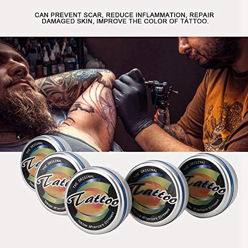 24pcs Crema del Tatuaje, Crema para el Cuidado de Tatuajes Crema Anti Cicatrizante Hidratante para Tatuajes, Anti-cicatriz, para Reparación de Tatuajes, Maquillaje Piercing, Ceja Permanente