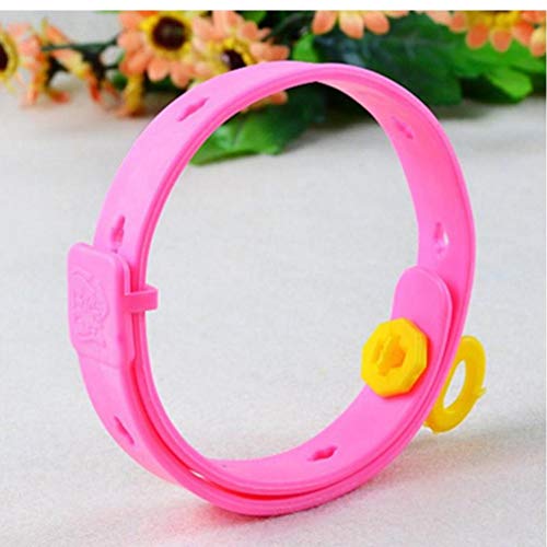 2pcs / Set Nuevo Collar de Moda único de la Novedad del Anillo del Cuello del Animal doméstico Deja lejos de pulga Mite Piojo Accesorios Animales Remedio