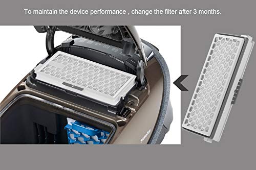 2x comp. De filtro HEPA Supremery. para filtro aspirador Miele SF-HA 50 con carbón activado contra olores para S8000 S6000 S5000 serie S4000 Completo C2 C3 Compacto C1 C2 S8340 S6240 S5211