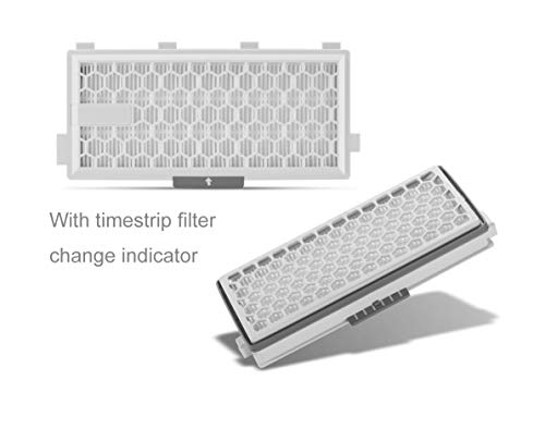 2x comp. De filtro HEPA Supremery. para filtro aspirador Miele SF-HA 50 con carbón activado contra olores para S8000 S6000 S5000 serie S4000 Completo C2 C3 Compacto C1 C2 S8340 S6240 S5211