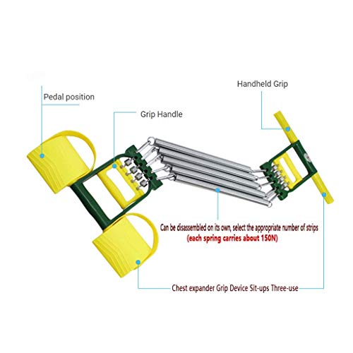 3 En 1 Multifuncional Expansor De Pecho Dispositivo De Agarre Abdominales De Pedales Dilatador De Pecho, Unisexo Aptitud Ejercicio Músculo Del Pecho/Músculo Del Brazo/Músculo Abdominal/Fuerza De La Mu